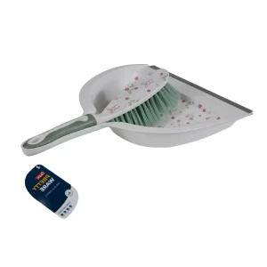 Eco Friendly Soft Bristles Hand Broom and Dustpan Set with Plastic Dust Brush for Home Cleaning