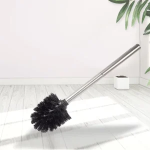 Eco Friendly Stainless Steel & Plastic Handheld Toilet Cleaning Brush