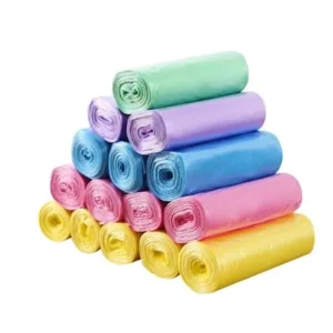 Eco Friendly Thickened Disposable Multi Color Household Kitchen Plastic Trash Bags Garbage Bags Roll