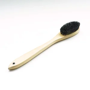 Eco Friendly Wooden Handle Cleaning Brush with Soft Bristles for Toilet and CounterCleaning