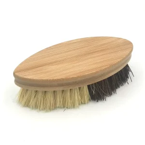 Eco Friendly Wooden Kitchen Cleaning Brush with Sisal Bristles Hard and Soft Sides for Dish Use Tough Skinned Vegetables and Fruits