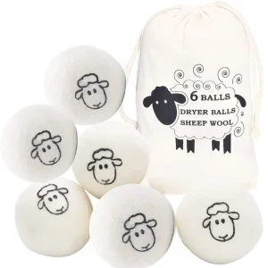 Eco Friendly Wool Dryer Balls Cotton Bag Household Laundry Balls Discs Premium Dryer Balls for Laundry