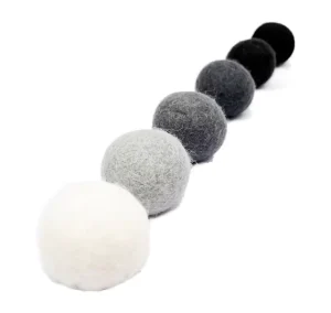 Eco Friendly Wool Felt Round Fashionable Laundry Balls Durable Save Energy & Time for Christmas Decorations