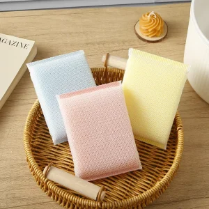 Eco Household High Absorbent Double side Dish Cleaning Washing Sponge Reusable Microfiber Kitchen Dish Sponges