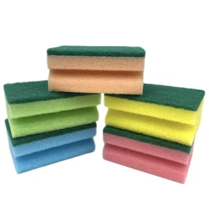 Eco Non scratch Dish Scrub Sponges Cleaning Scouring Pad Foam Dishwashing Cleaning Sponges