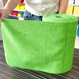 Eco-friendly 25x25cm 20 Sheets Perforated Microfiber Cleaning Cloth Roll for Household Kitchen Dish Washing Reusable Quick Dry