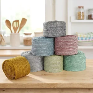 Eco-friendly Cloth Sponge Scrubber Raw Material Scouring Pad Roll