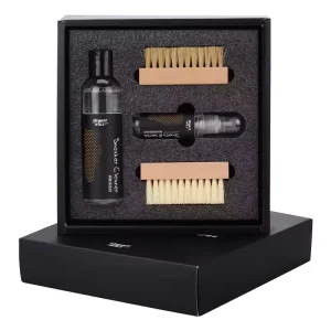 Eco friendly Custom Oem Shoe Cleaning Set With Cleaner Foam Brushes Odor Eliminator Deodorant Cleaning Spray Kit for Sneaker