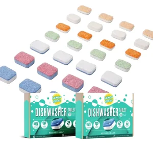 Eco friendly Dishwasher Detergent Pods Dish Washing Tablets All in One Tablets for Dishwasher