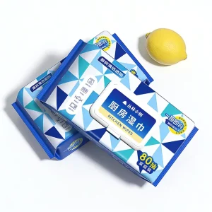 Eco-friendly High Quality Disposable Kitchen Cleaning Wipes 100% Polyester Non Woven Wet Tissue Single-layer