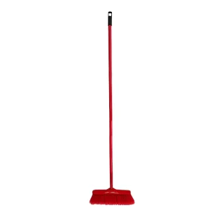 Eco friendly Large Plastic Brush Escobas Broom Hand Style with PP Broom Head for South America Market