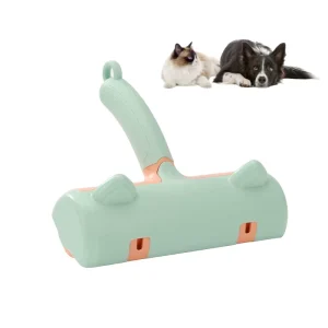 Eco friendly Reusable Pet Roller Brush Self Cleaning Dog Hair Lint Cleaning Device Plastic Cat Bathing Artifact