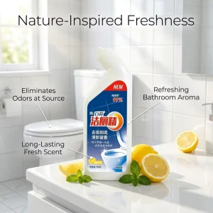 Eco friendly Scented Toilet Bowl Cleaner with Slow Release Technology Safe for Glaze Long Lasting Fragrance Bulk