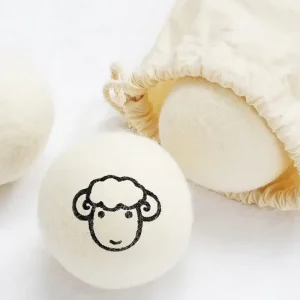 Eco friendly Wool Felt Ball Drying Disc for Laundry Machine for Dry Cleaning and Washed Articles
