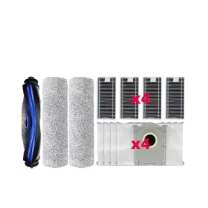 Ecovacs X8 Pro Omni Plus Robot Vacuum Cleaner Accessories Battery Powered Main Side Brush HEPA Filter Roller Mop Reusable Rag