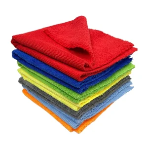 Edgeless Microfiber Long short Pile Cleaning Cloth 40x40cm Microfiber Cleaning Towel 400 GSM