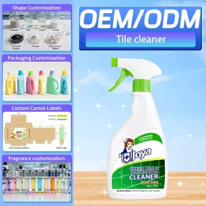Effective Eco Friendly Liquid Bathroom Tile Cleaner Deep Cleaning Ceramic Tiles Stain Removal Deodorizing Mold Removal Rose