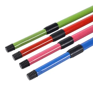 Effortless Length Customization Telescopic Broom Pole Adjustable Cleaning Tool for All Needs