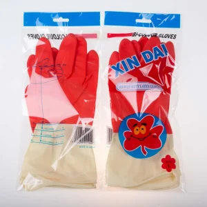 Elbow Length Garden Double Side Customized Household Heavy Weight Long Safety Latex Work Gloves