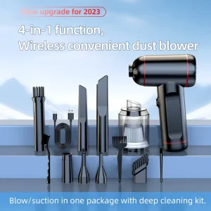 Electric Air Duster 11.1V Powerful 50000RPM Jet Dry Blower for Truck Cargo Bed Cleaning Car Interior Snow Removal Tool Kit