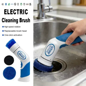 Electric PP Plastic Cleaning Brush Cordless Lightweight for Kitchen Washroom Dish Handheld Window Scrubbing Cleaner