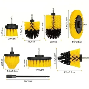 Electric for Accessory Set Cleaning Tool Kit Plastic Portable for Floors Tiles Bathrooms Kitchens