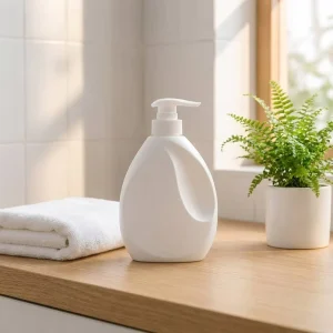 Empty 500ml HDPE Lotion Pump Bottle Liquid Soap Hand Wash Laundry Detergent Dispensing Custom Color OEM