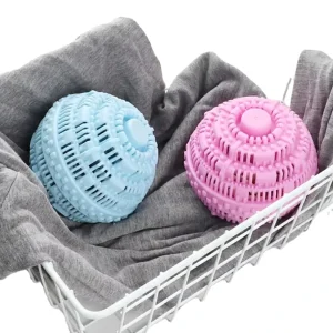 Energy Green Clean Laundry TPR Washing Ball 10.8cm Diameter White/Blue/Pink