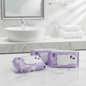 Environmentally Friendly Non Woven Disposable Cleaning Wipes Pure Water Formula Mild Does Not Stimulate