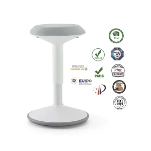 Ergonomic Adjustable Standing Chair Wobble Stool