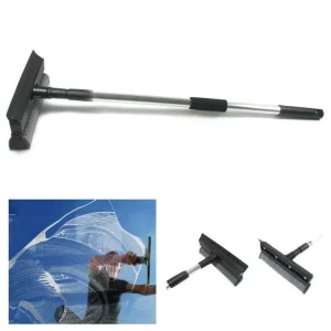 Ergonomic Auto Squeegee Durable Plastic Handle Stainless Steel Pole Heavy Duty Lightweight Household Cleaning Tool