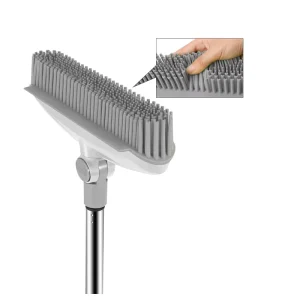 Ergonomic Design Household Wind Proof Cleaning Soft Sweeper Long Handle Broom and Dustpan Set