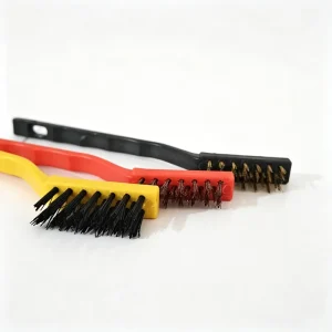 Ergonomic Plastic Handle Eco Friendly Steel Wire Brush Set for Household Cleaning