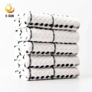 Esun 100% Cotton Grid Terry Kitchen Cleaning Cloths for Home Use