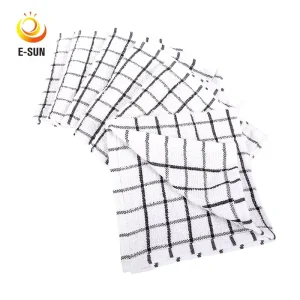 Esun 100% Cotton Kitchen Cleaning Cloths Super Soft and Highly Absorbent for Drying Dishes