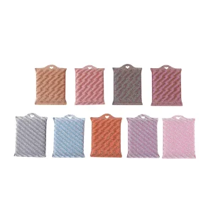Esun Bamboo Fiber Scouring Sponge Reusable Non Scratch Scrubbing Pads for Kitchen Use