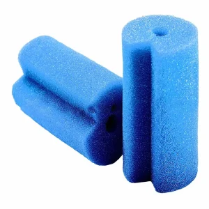 Esun Medical Disposable Dry Tubular Cleaning Sponge Endoscope Scouring Pads Quick Dry 100mmL X 55mmD W/ 6mm Center Hole