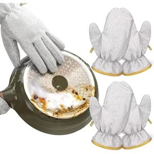 Esun Multipurpose Non Scratch Metal Wire Household Cleaning Gloves Wet and Dry Use