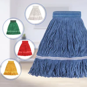 Europe Commercial Cotton Striping Mop Head Refill Easy to Change and Wash Long Lasting Floor Cleaning