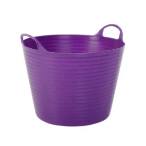 European Style Flexible Tub 14L Horse Feed Water Bucket with Handle for Outdoor Household Storage