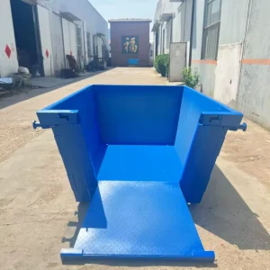 European Style Mild Metal Skip Bins Stacking Waste Disposal Containers Hook Lift Bin Dumpster Manufacturer