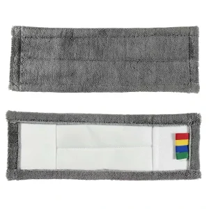 European Style Russia Microfiber Coral Velvet Mop Head Pad Gray Flat Pocket Mops Replacement Head