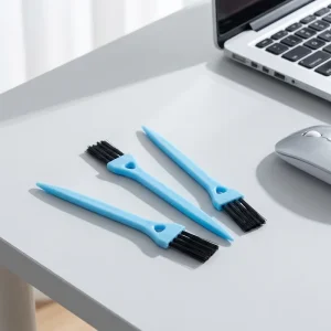 Everyday Life 2in1 Household Accessories Useful Products Practical Mini Pointy Handle Scraper Blue Black Cleaning Brushes