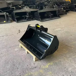 Excavator Mud Bucket 42” Cleaning Bucket Grading Ditching Bucket for 3-5 Ton Mini Excavator