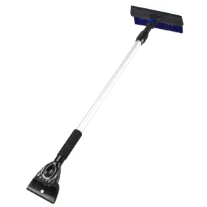 Extendable Car Snow Brush with Ice Scraper Multifunctional Snow Removal Broom Portable Winter Vehicle Tool