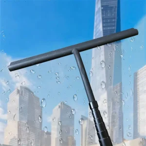 Extendable Durable Silicone Rubber and Iron Wiper Squeegee for Home Office Car Patio Use