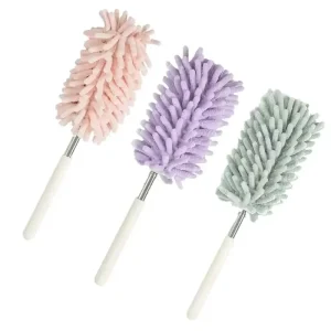 Extendable Dusters Chenille Stainless Steel Handheld Multi Color Multi Functional Eco Friendly Kitchen Cleaning Brush