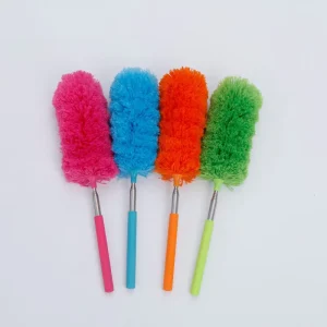 Extendable Feather Duster 80cm Ceiling Fan Duster Washable Microfibre Cleaning Tool for Office Car