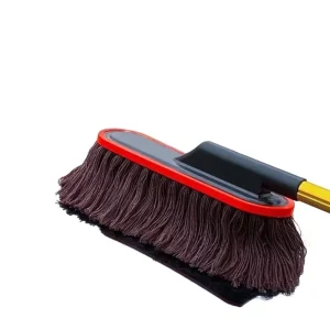 Extendable Pole Handfree Manual Fine Cotton Car Cleaning Brush Self Wringing Wax Duster for Vehicle Dust Wax Maintenance