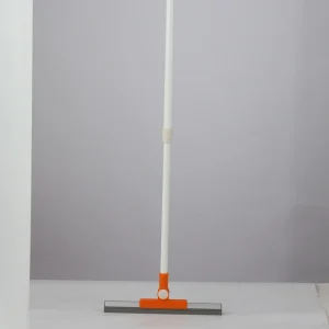 Extendable Silicone Blade Floor Squeegee with Iron Pole Manufacturer OEM MOQ 500 Sets